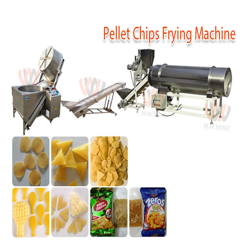 snack pellet frying line snack pellet frying line